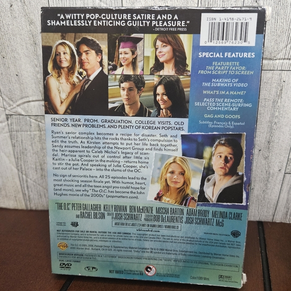 The OC The Complete Third Season DVD 3rd Season TV Series - Picture 4 of 8